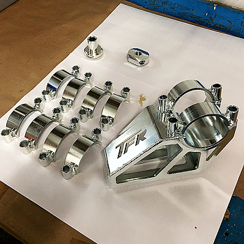 Clear Zinc Plating on racing car parts